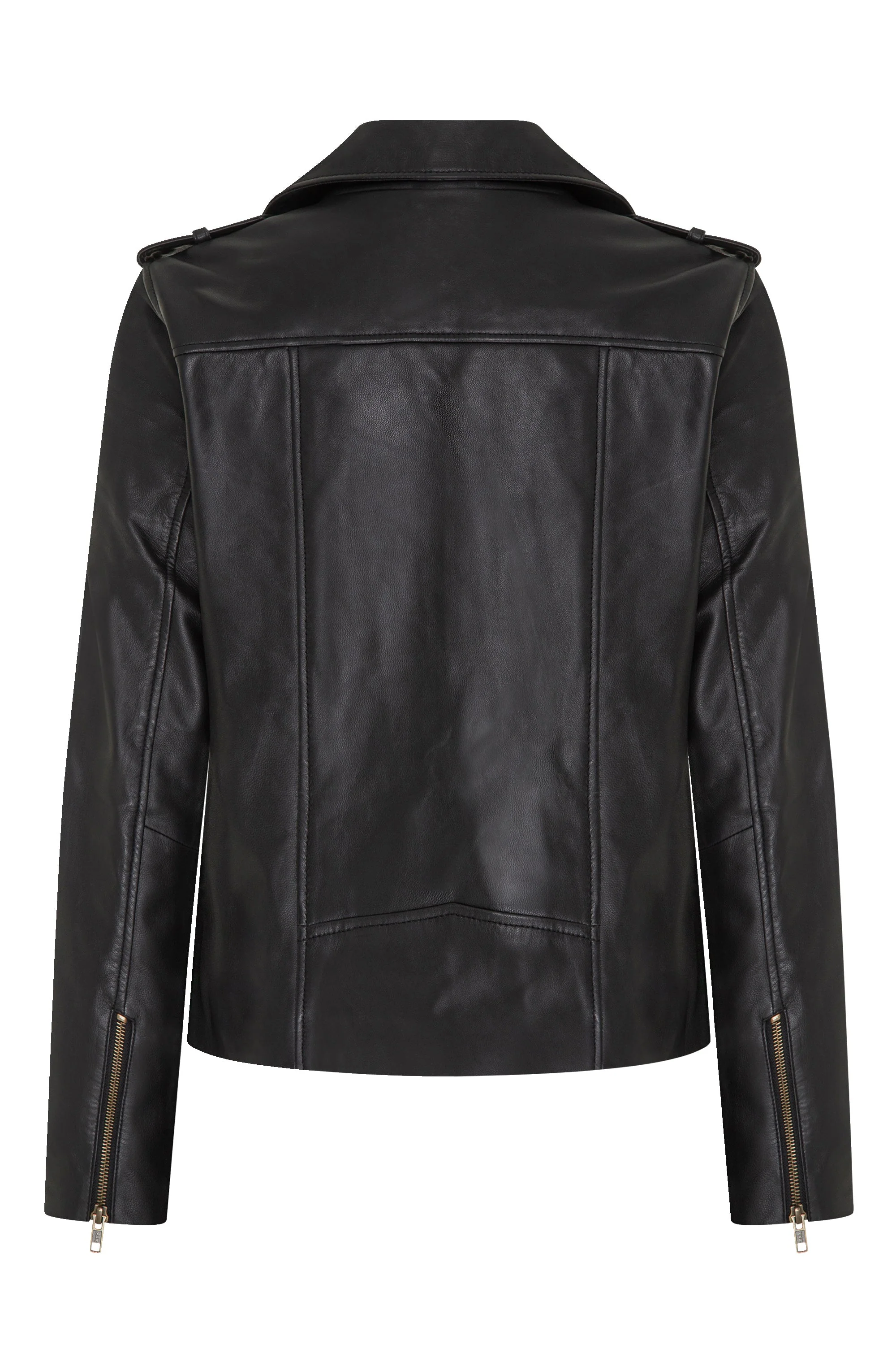 Cleo Jacket In Black Leather - Image 8