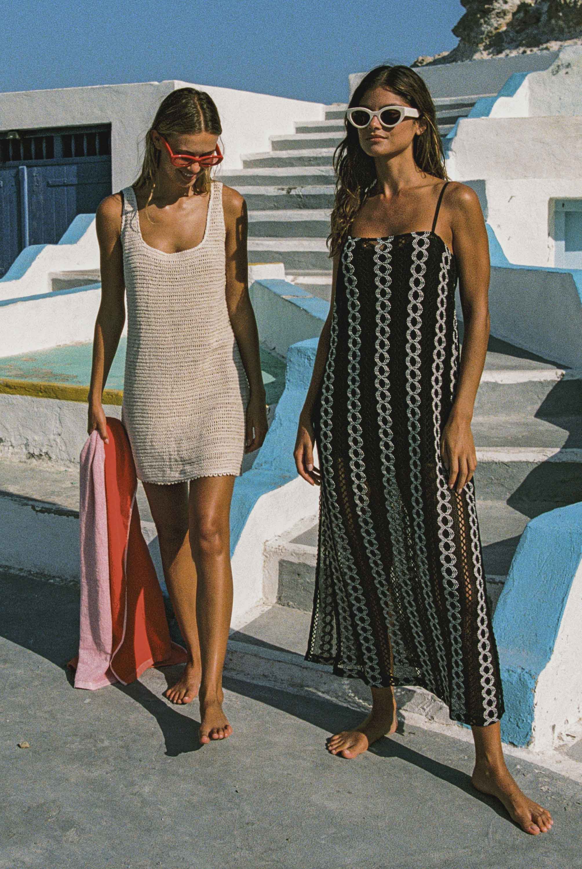 Coco Mini Dress In Ecru - Image 6