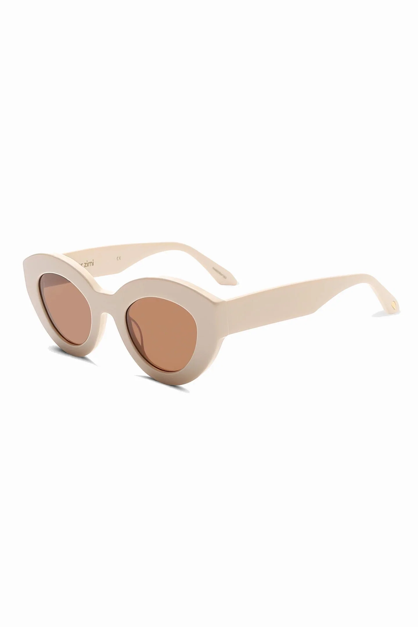 Dolly Sunglasses In Cream - Image 8