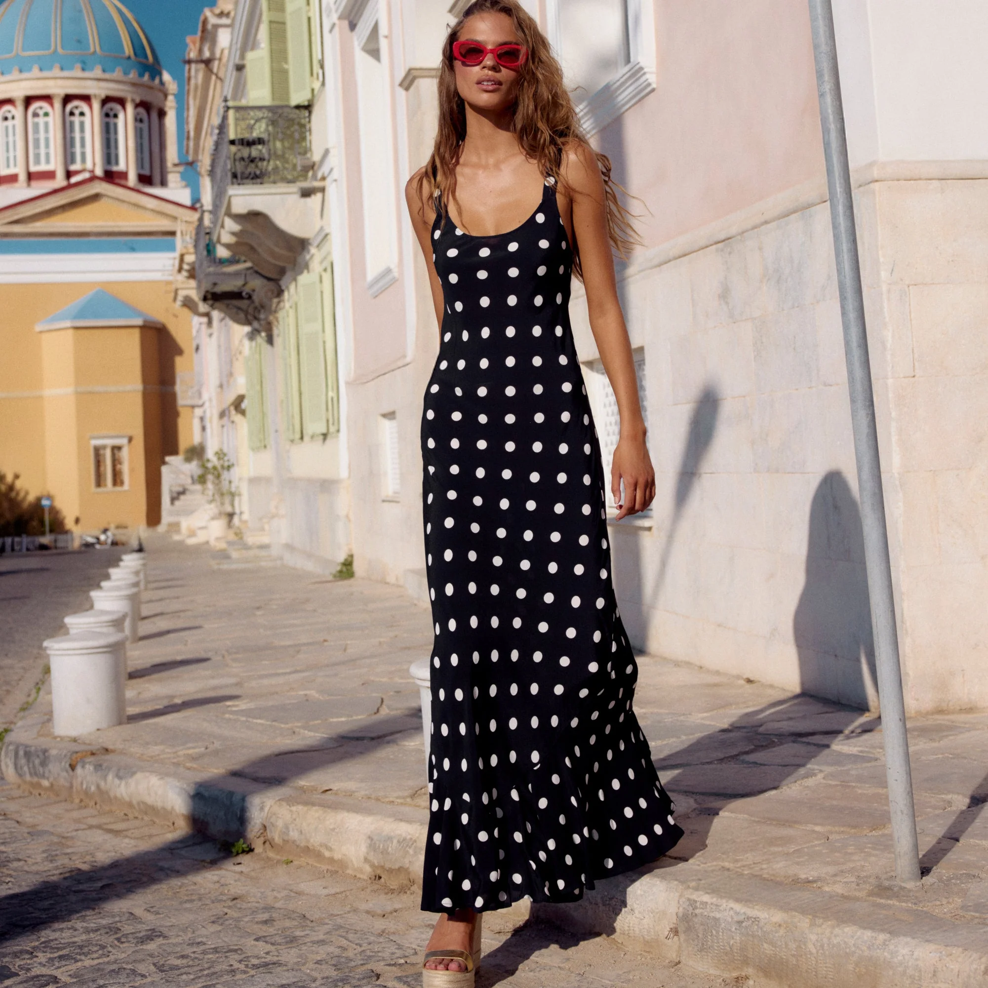 Gia Dress In Pepita - Image 7