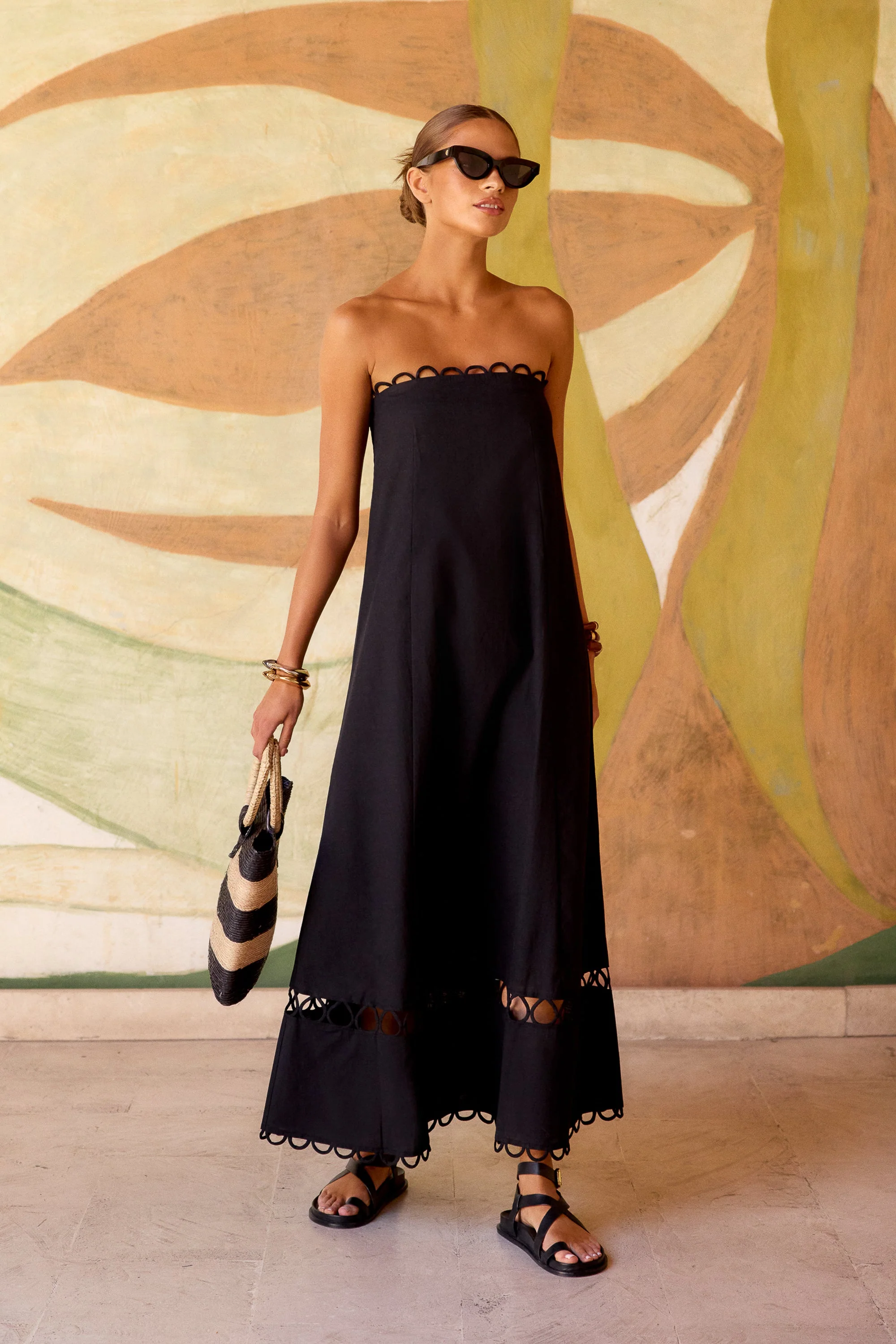 Gina Dress In Black - Image 3