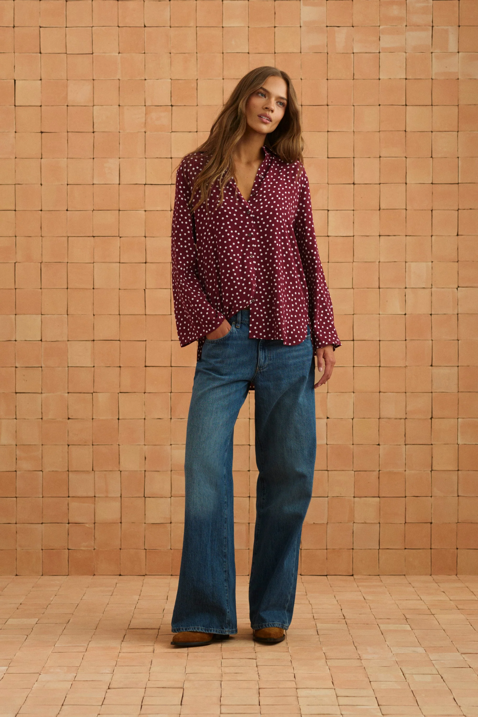 Ingrid Shirt In Dusty - Image 3