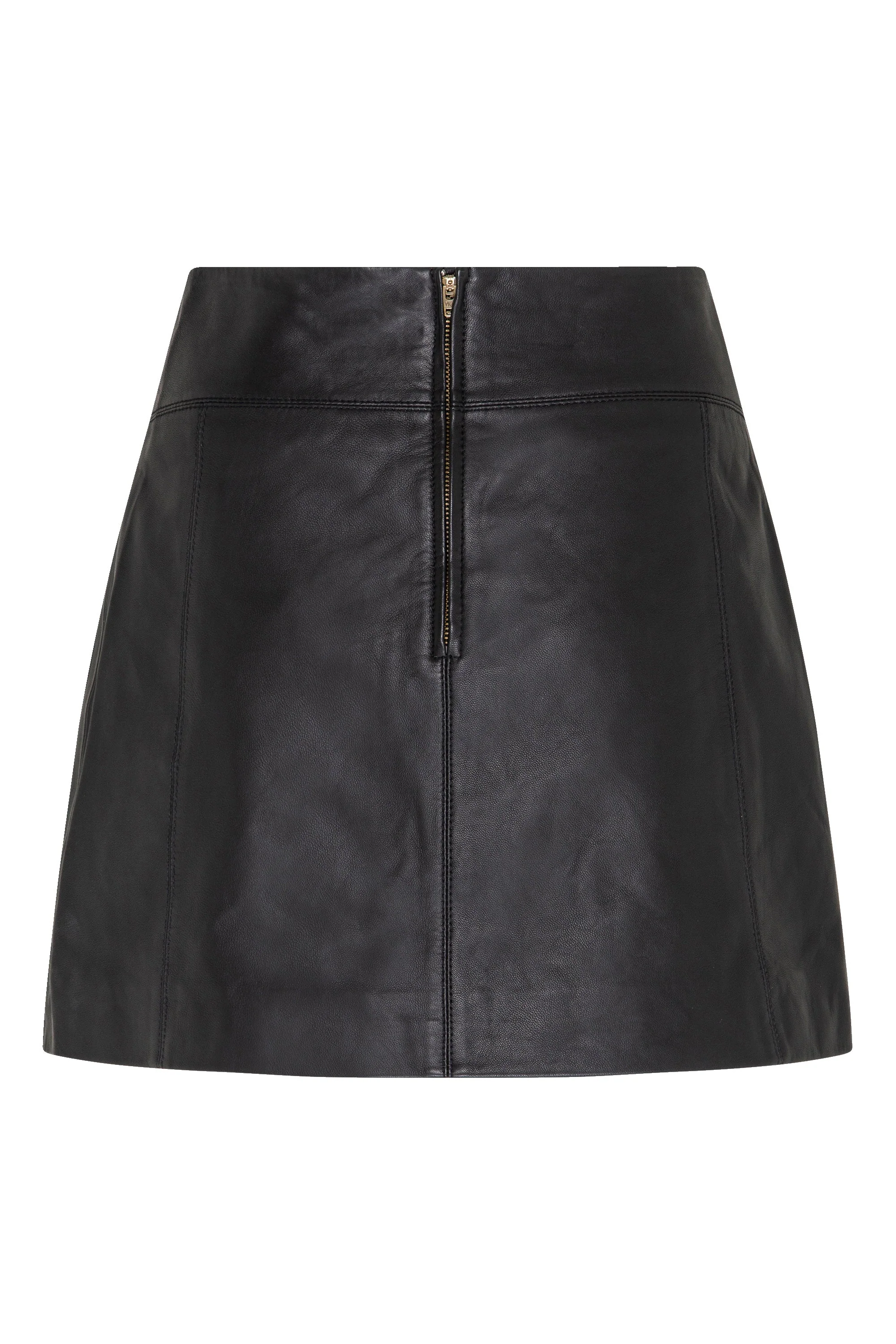 Jade Skirt In Black Leather - Image 5