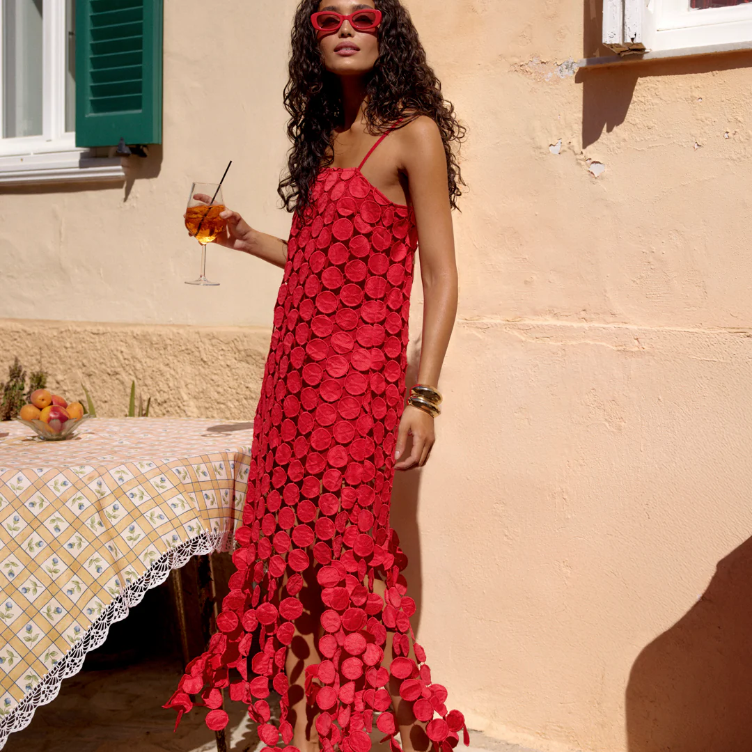 Juju Dress In Poppy - Image 8