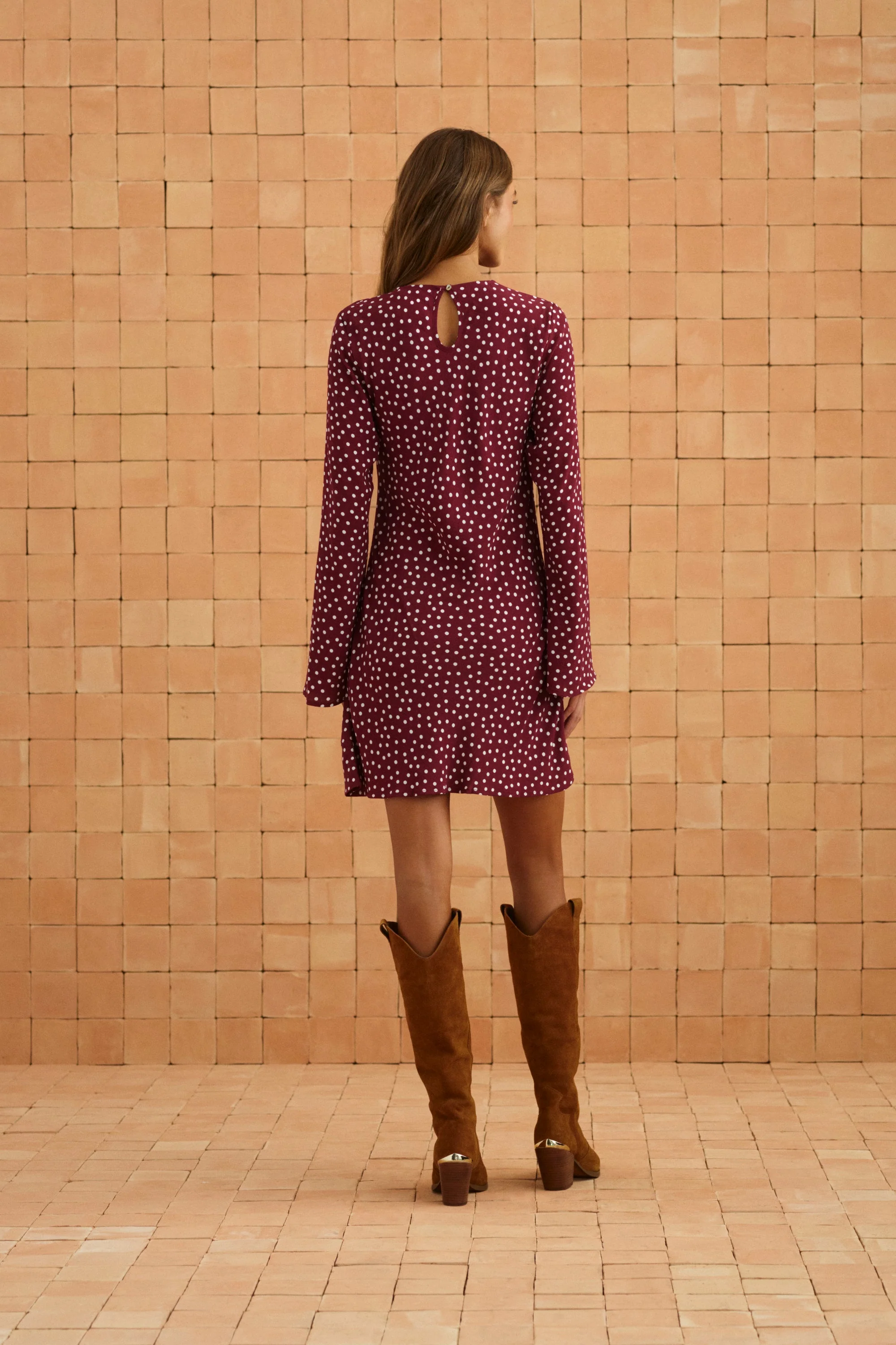 Kai Dress In Dusty - Image 3