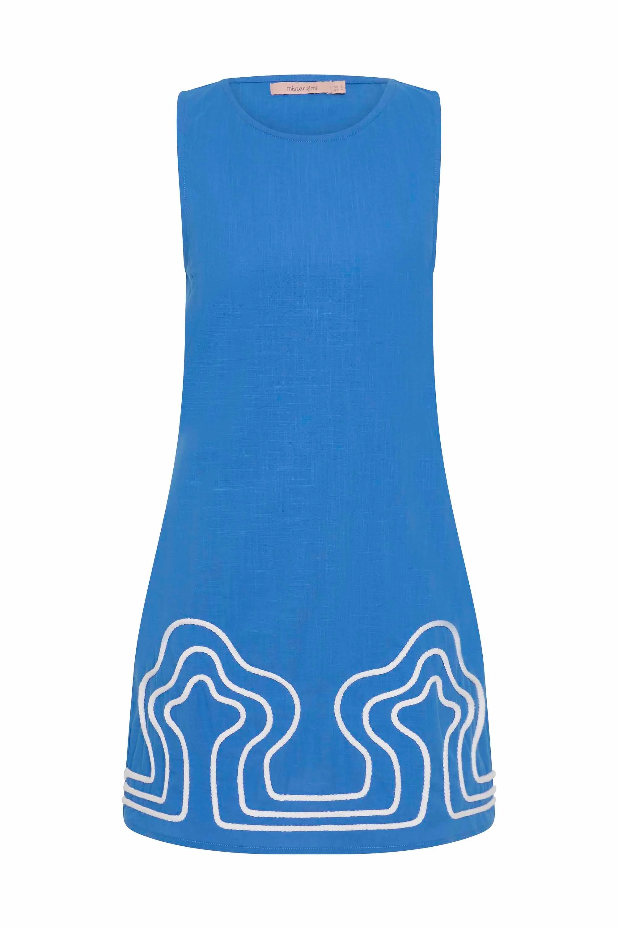 Lita Dress In Blu - Image 4