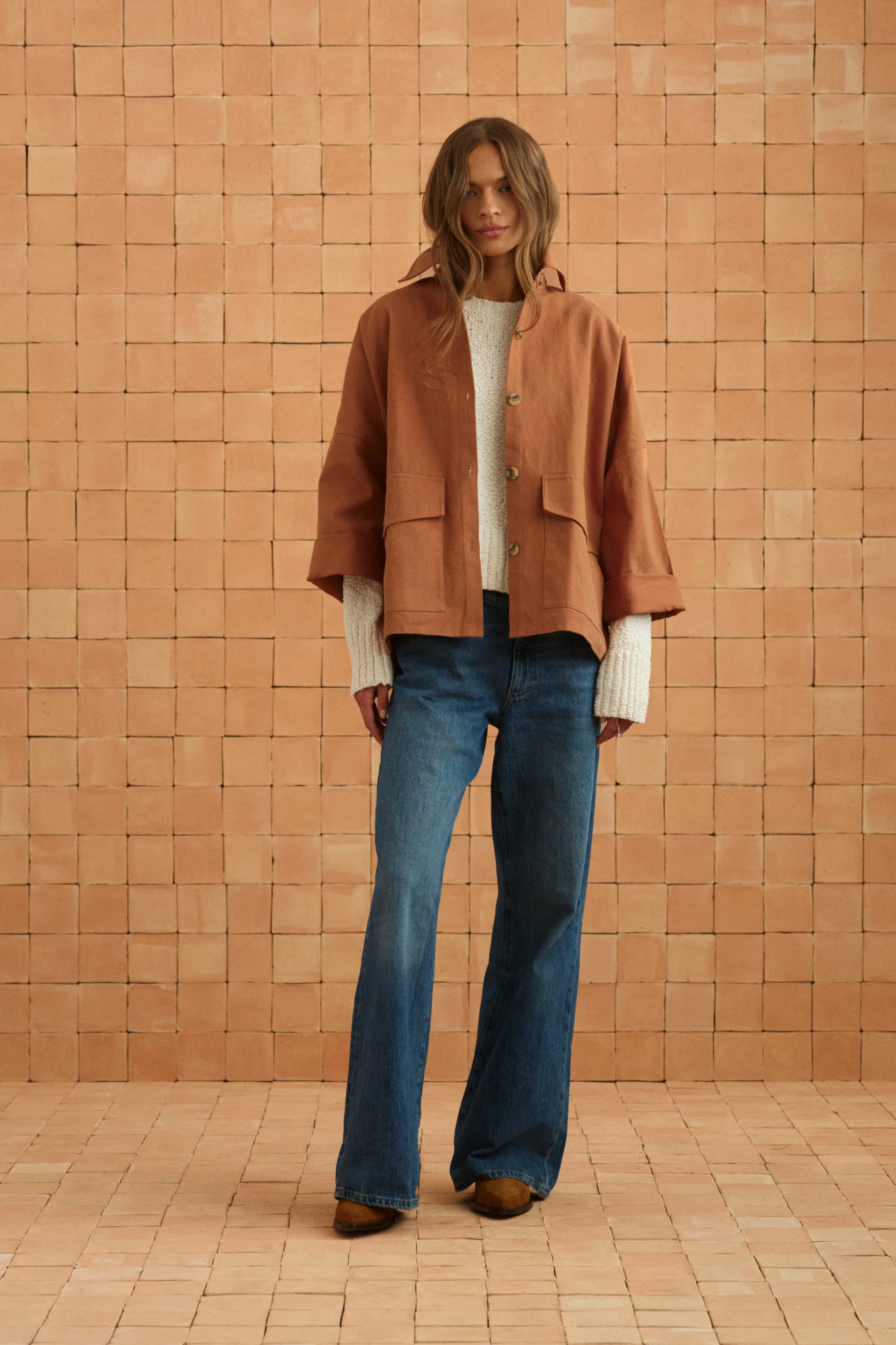 Paddington Jacket In Camello - Image 5