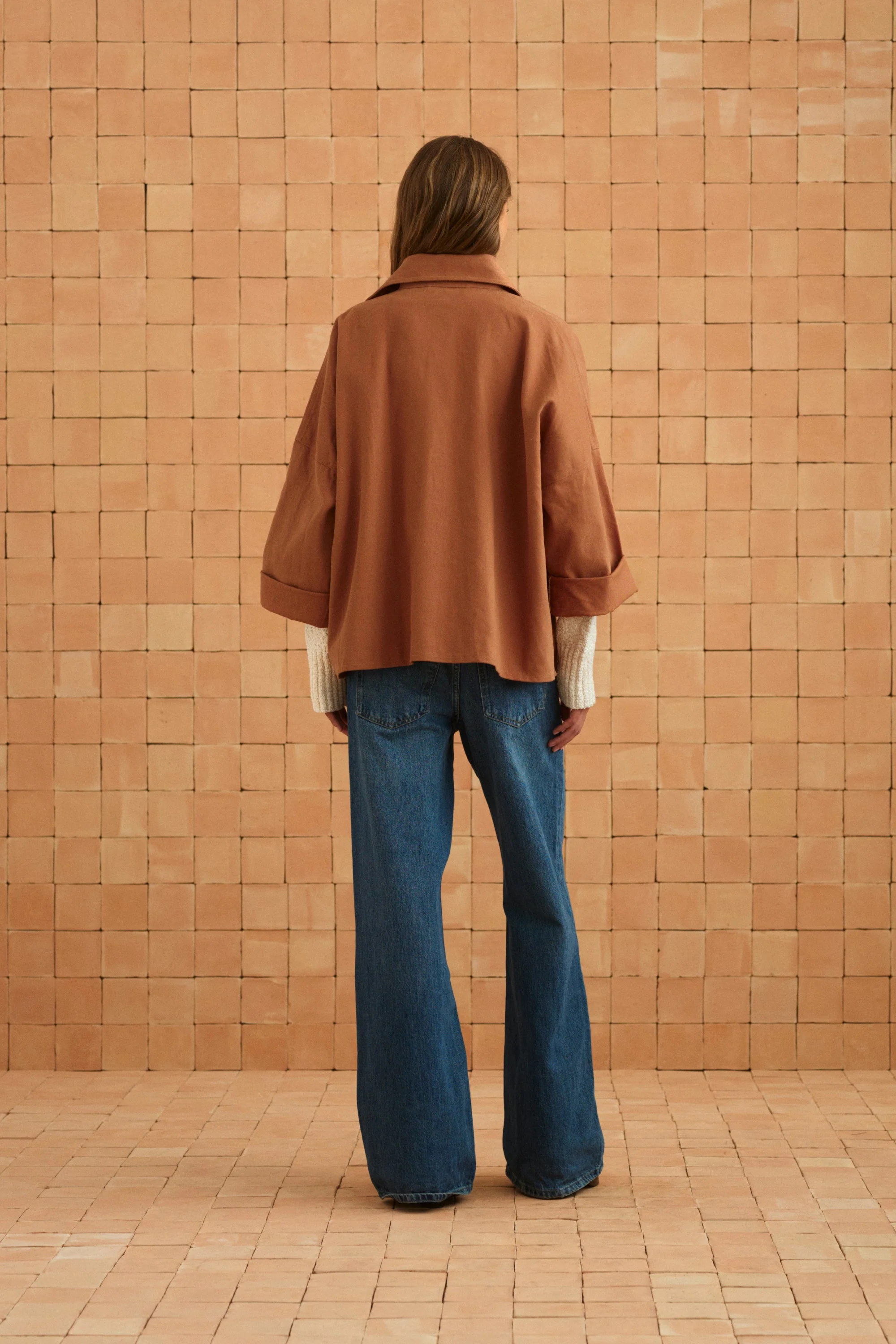 Paddington Jacket In Camello - Image 8