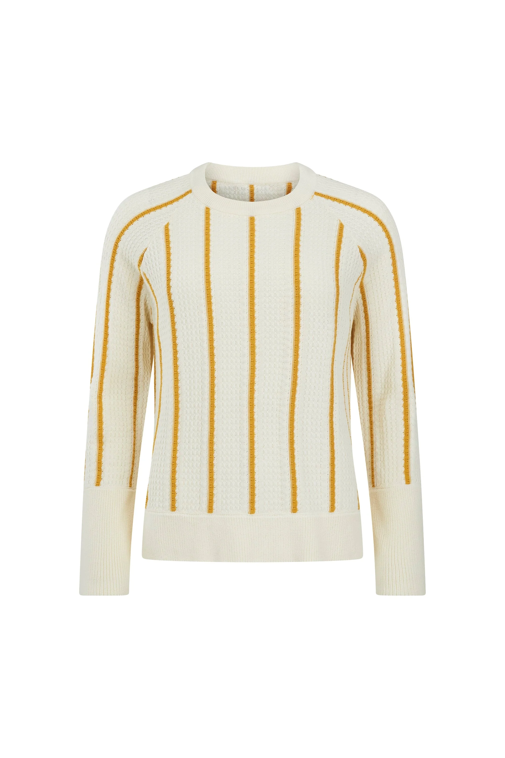 Peppa Jumper In Turmeric Stripe - Image 3