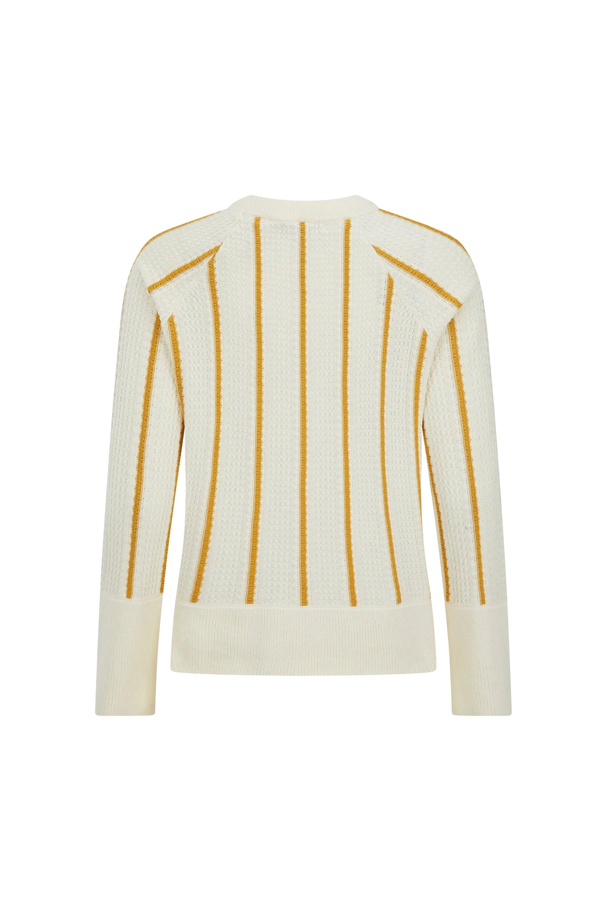Peppa Jumper In Turmeric Stripe - Image 4