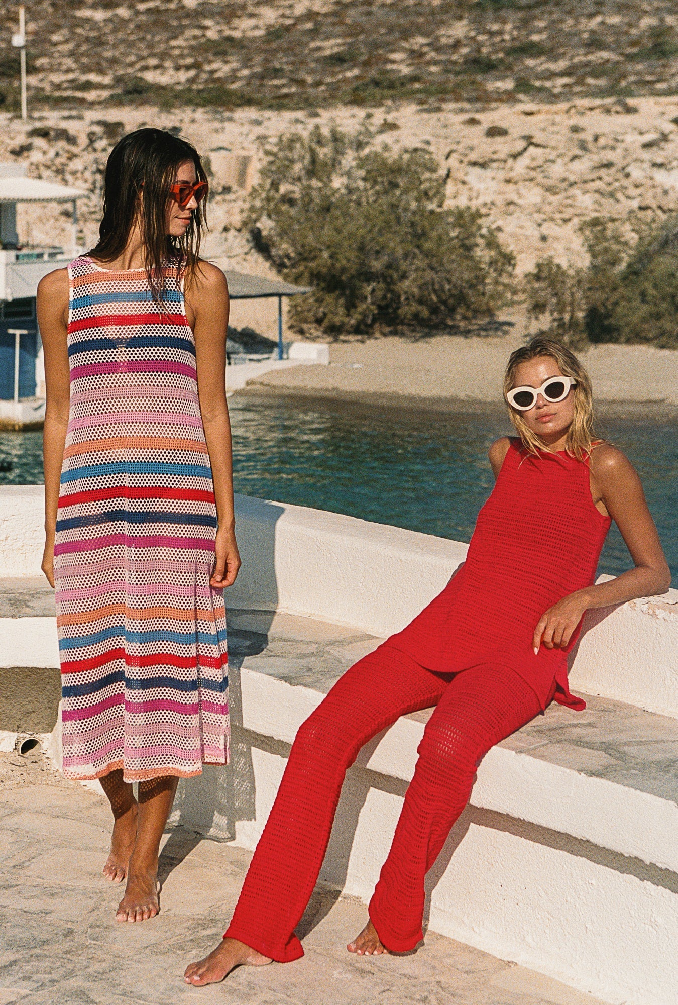 Poolside Dress In Summer Stripe - Image 6
