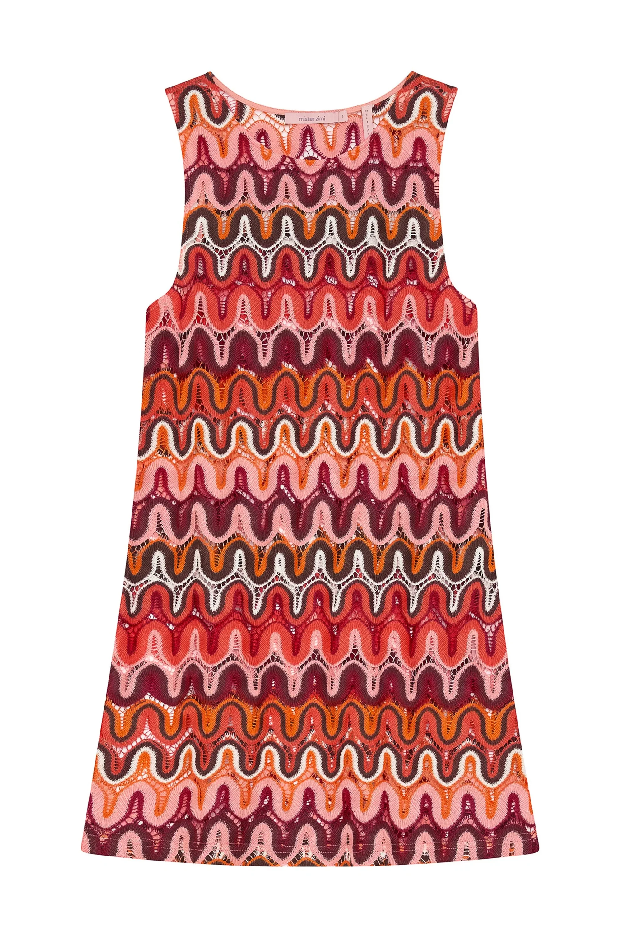 Poolside Mini Dress In Malibu - Image 4