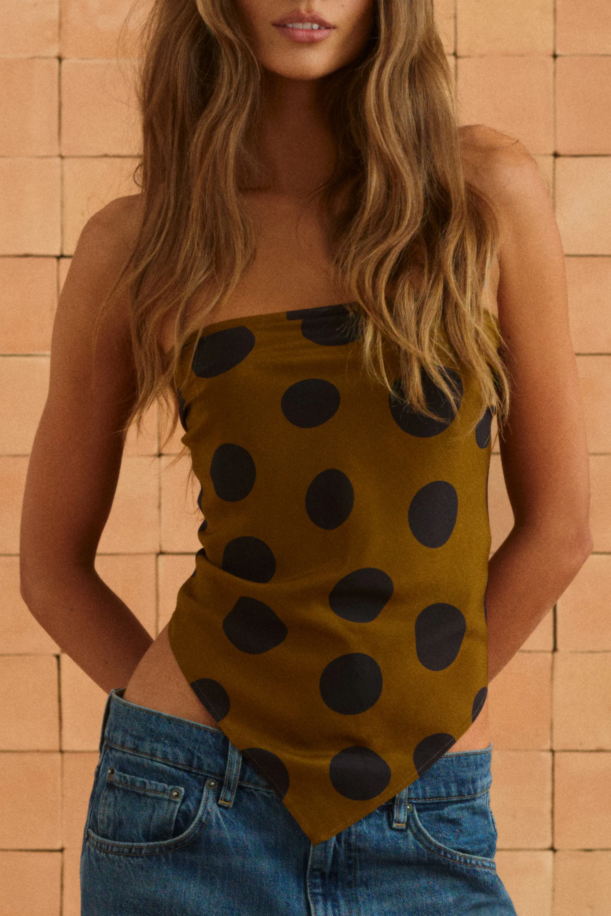 Scarf In Ginger Spot - Image 10