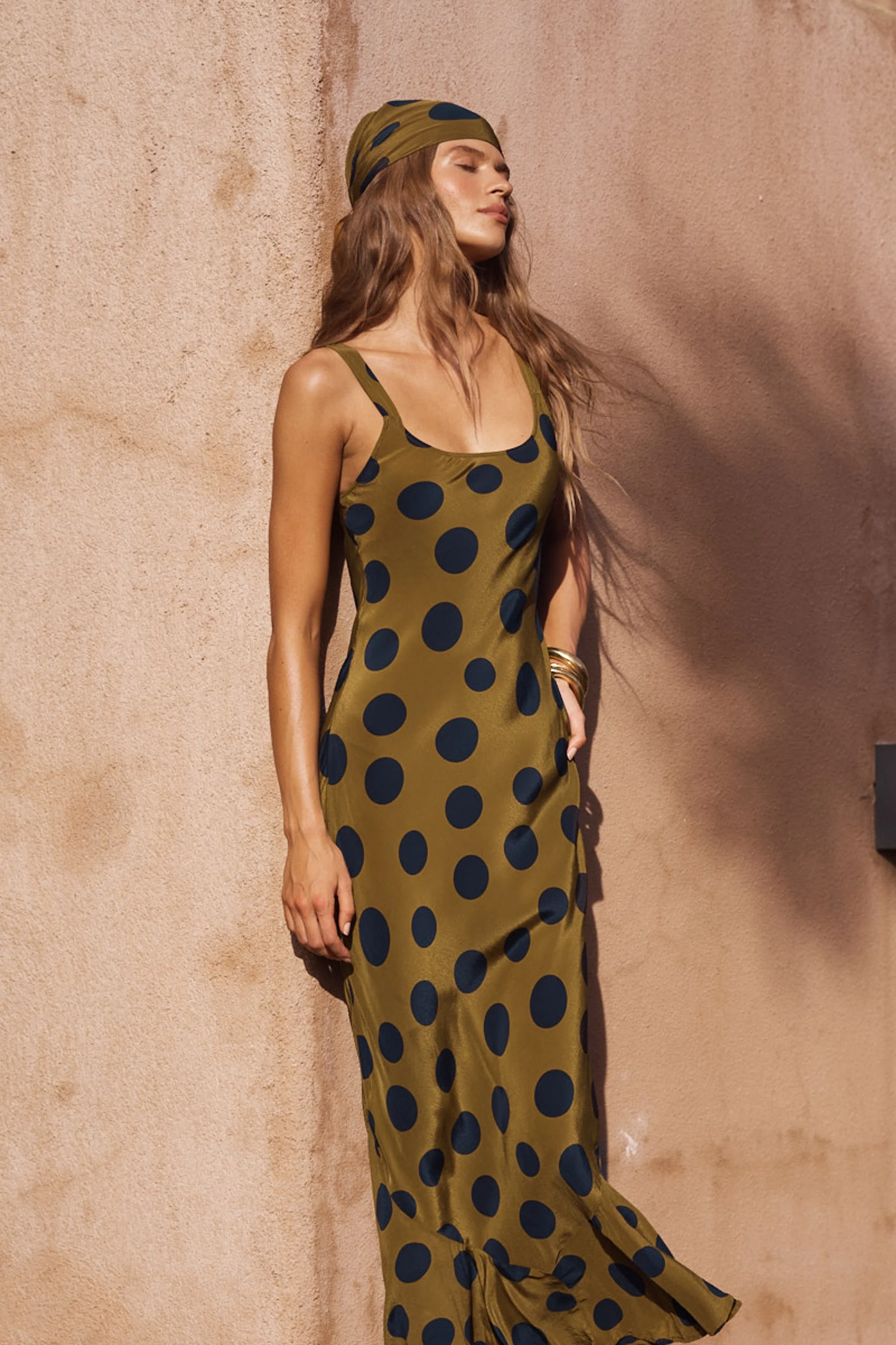 Scarf In Ginger Spot - Image 5