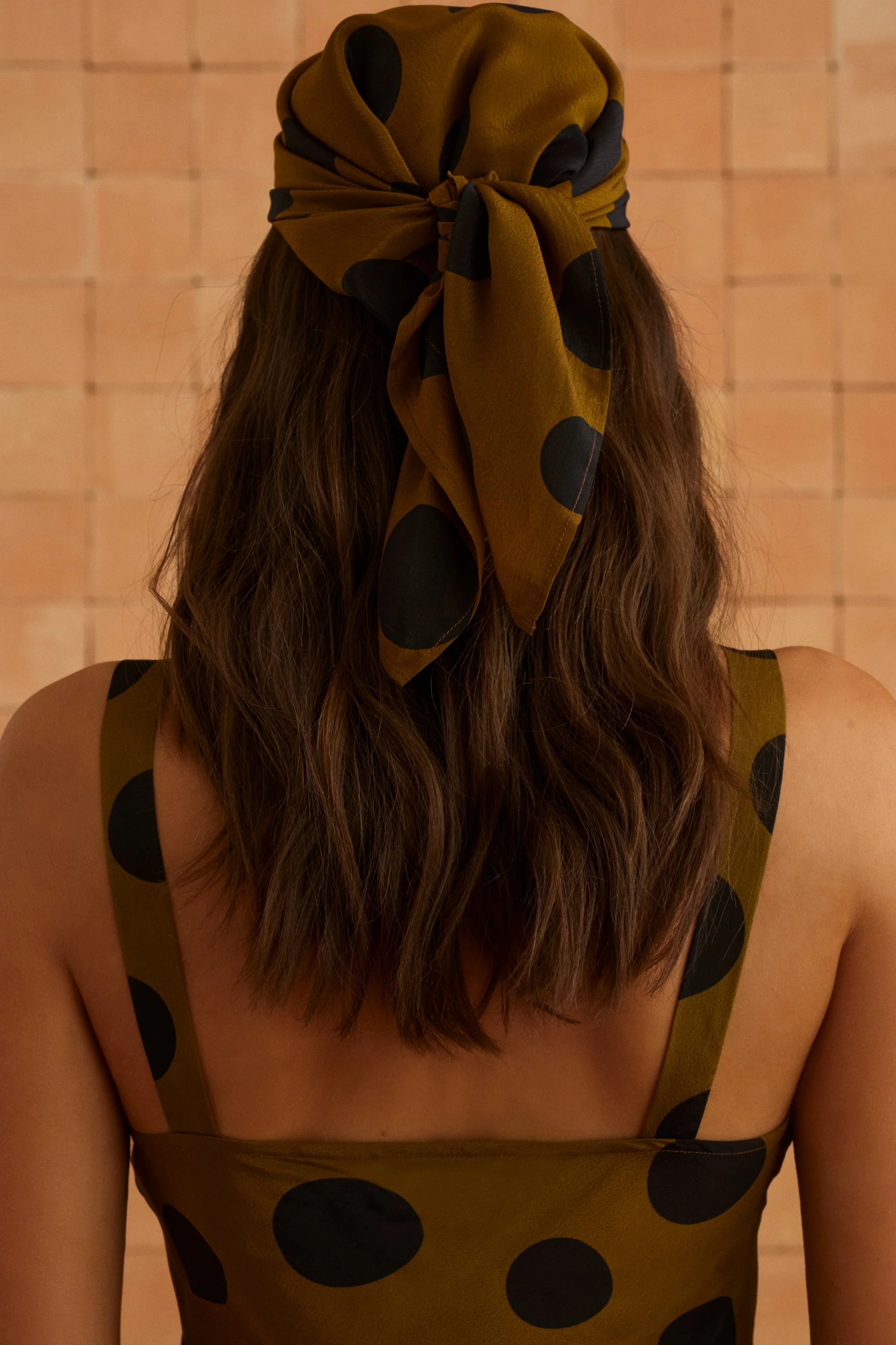 Scarf In Ginger Spot - Image 9